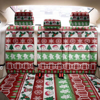 Snowman Tree Christmas Back Car Seat Cover Xmas Holiday Patterns - Wonder Print Shop
