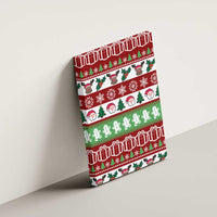 Snowman Tree Christmas Canvas Wall Art Xmas Holiday Patterns - Wonder Print Shop