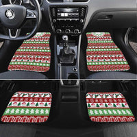 Snowman Tree Christmas Car Mats Xmas Holiday Patterns - Wonder Print Shop