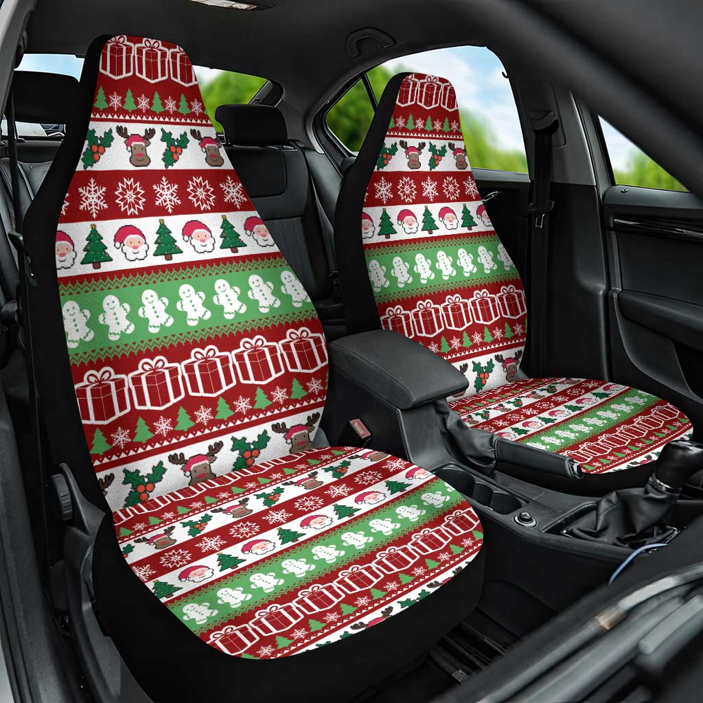 Snowman Tree Christmas Car Seat Cover Xmas Holiday Patterns - Wonder Print Shop