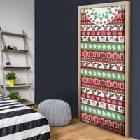 Snowman Tree Christmas Door Cover Xmas Holiday Patterns - Wonder Print Shop