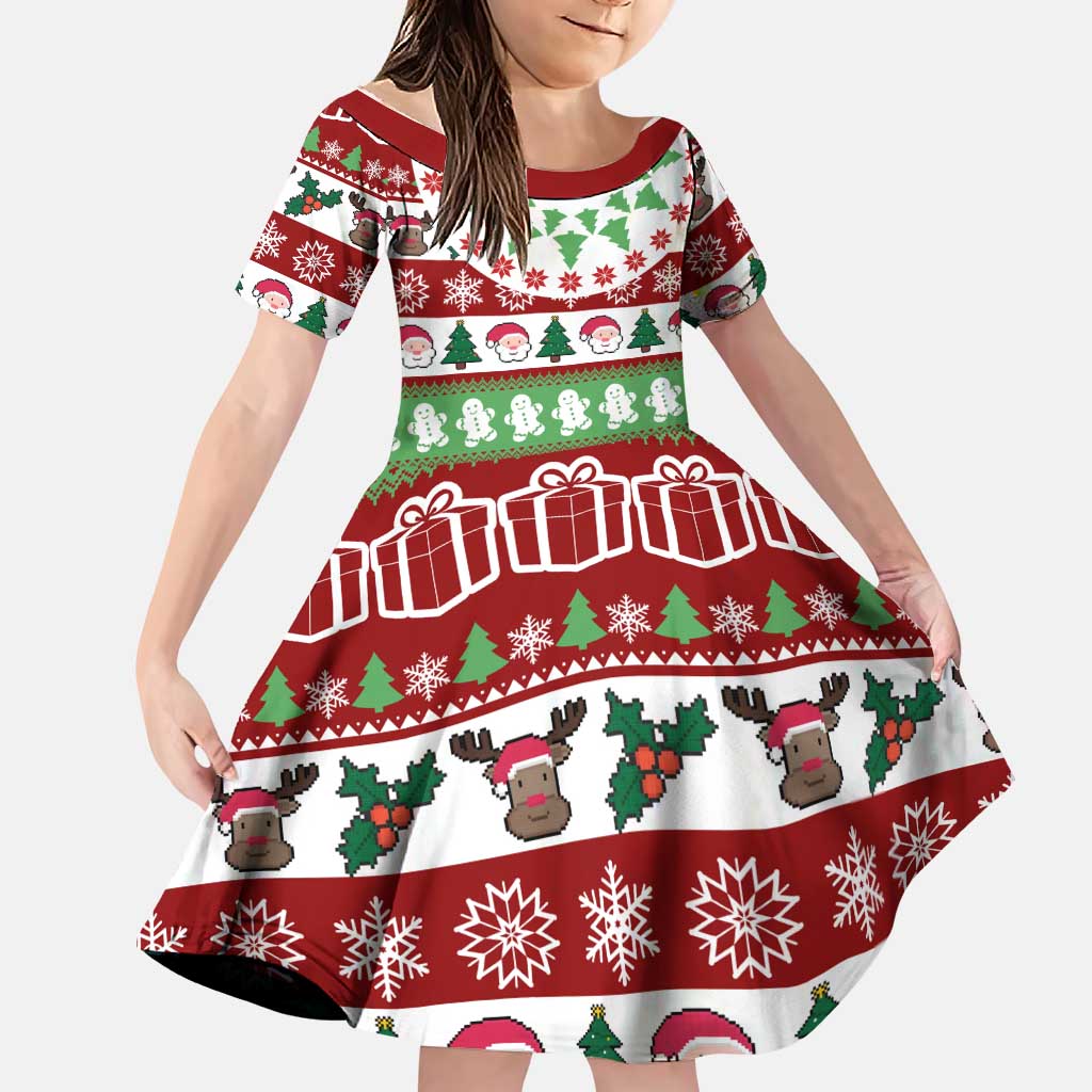Snowman Tree Christmas Family Matching Mermaid Dress and Hawaiian Shirt Xmas Holiday Patterns - Wonder Print Shop