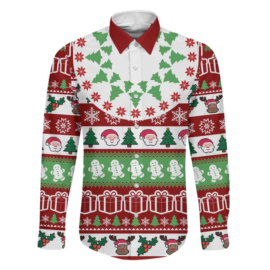 Snowman Tree Christmas Family Matching Mermaid Dress and Hawaiian Shirt Xmas Holiday Patterns - Wonder Print Shop