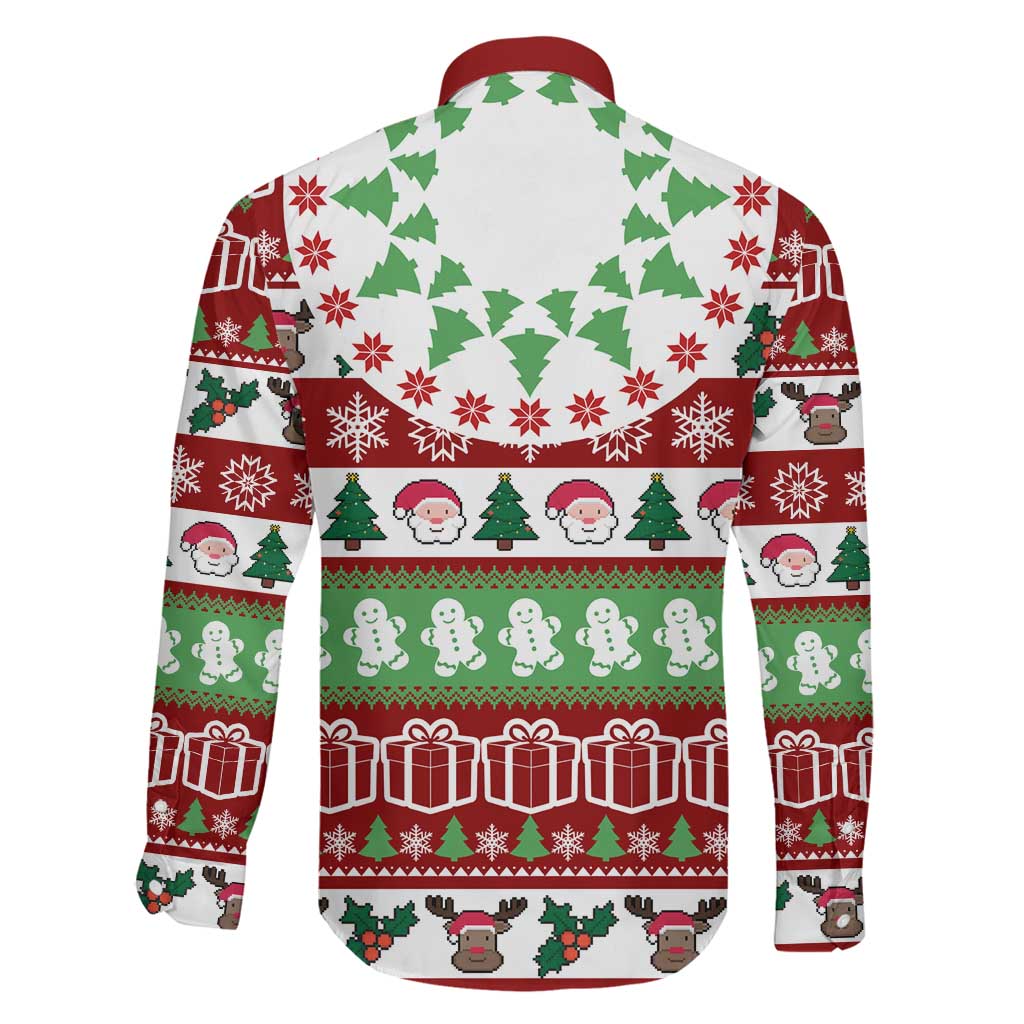 Snowman Tree Christmas Family Matching Off The Shoulder Long Sleeve Dress and Hawaiian Shirt Xmas Holiday Patterns - Wonder Print Shop
