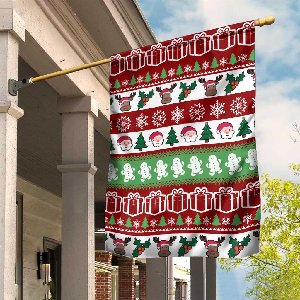 Snowman Tree Christmas Garden Flag Xmas Holiday Patterns - undefined