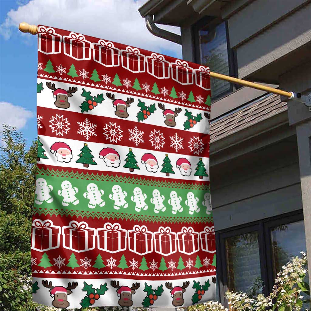 Snowman Tree Christmas Garden Flag Xmas Holiday Patterns - undefined