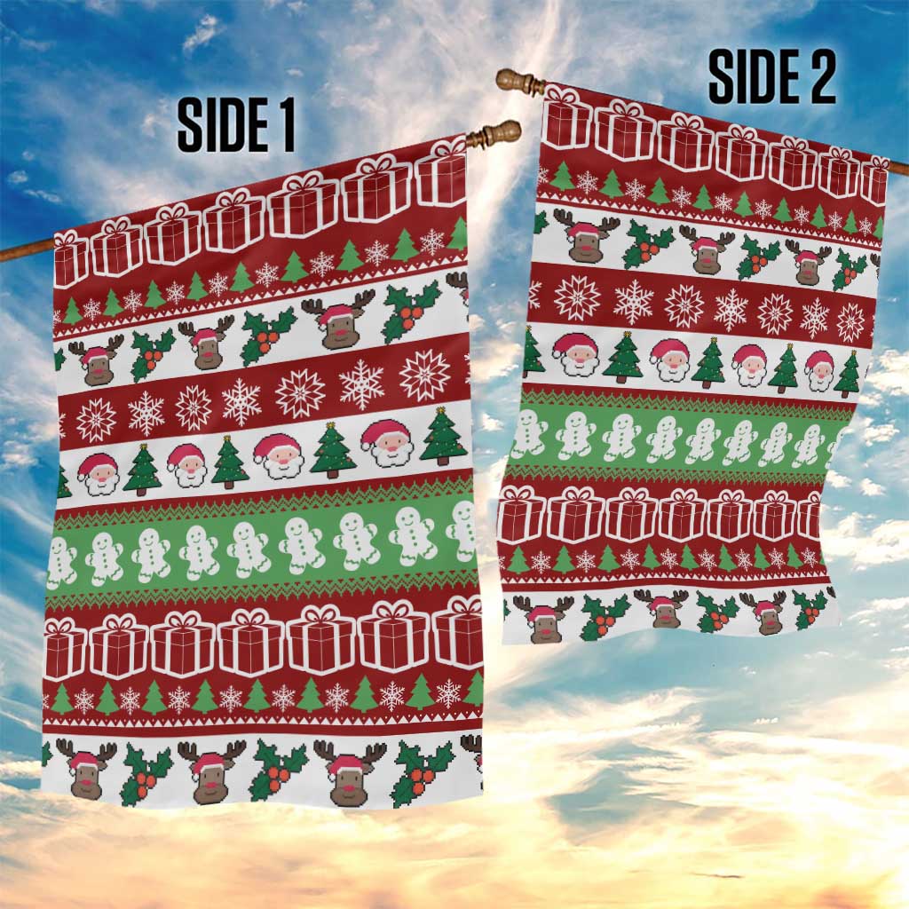 Snowman Tree Christmas Garden Flag Xmas Holiday Patterns - undefined