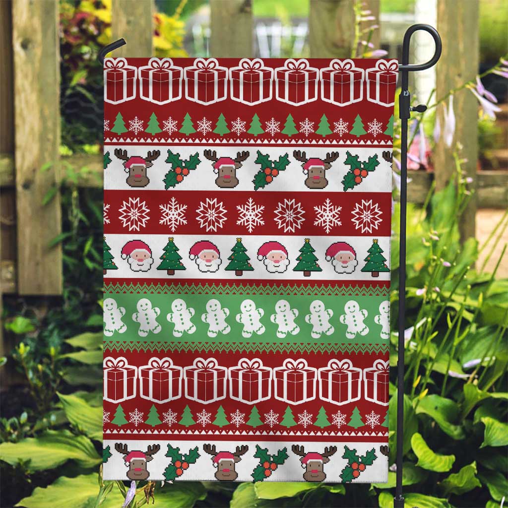 Snowman Tree Christmas Garden Flag Xmas Holiday Patterns - undefined