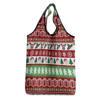 Snowman Tree Christmas Grocery Bag Xmas Holiday Patterns - Wonder Print Shop