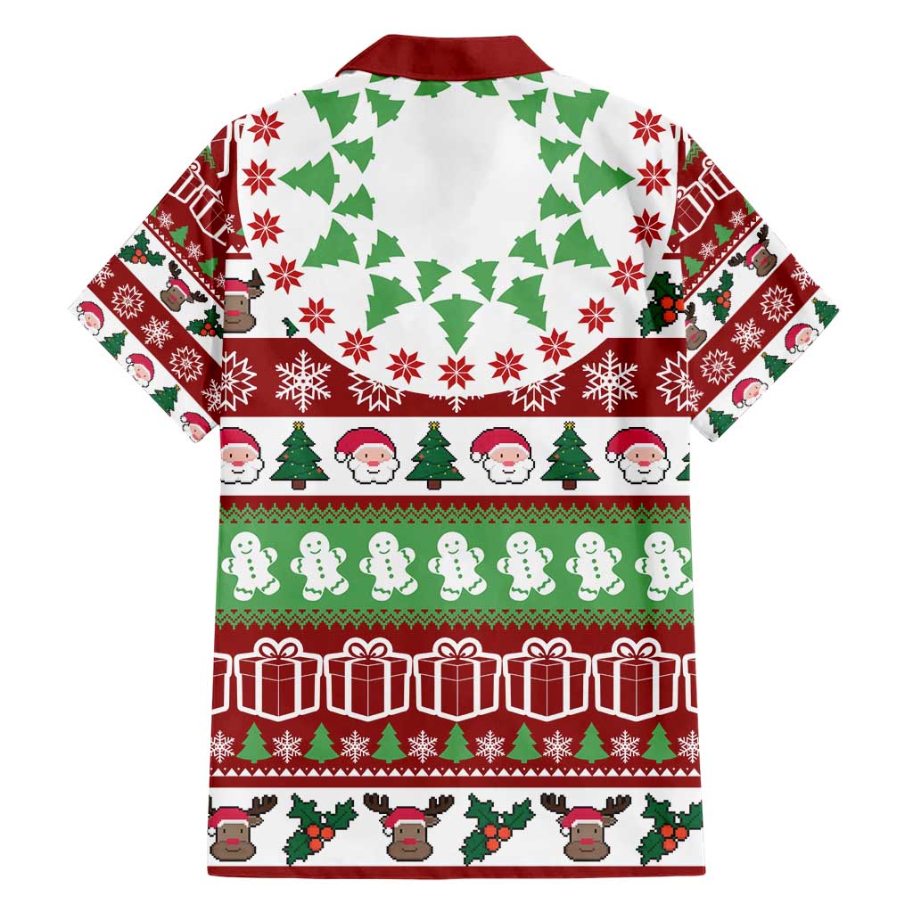 Snowman Tree Christmas Hawaiian Shirt Xmas Holiday Patterns - Wonder Print Shop