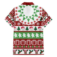 Snowman Tree Christmas Hawaiian Shirt Xmas Holiday Patterns - Wonder Print Shop