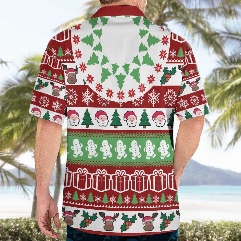 Snowman Tree Christmas Hawaiian Shirt Xmas Holiday Patterns - Wonder Print Shop