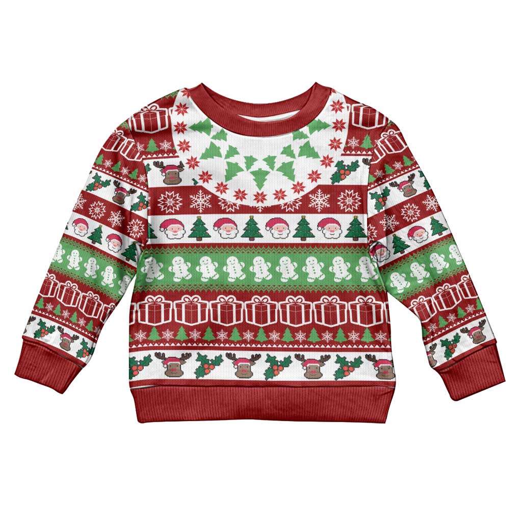 Snowman Tree Christmas Kid Ugly Christmas Sweater Xmas Holiday Patterns - Wonder Print Shop
