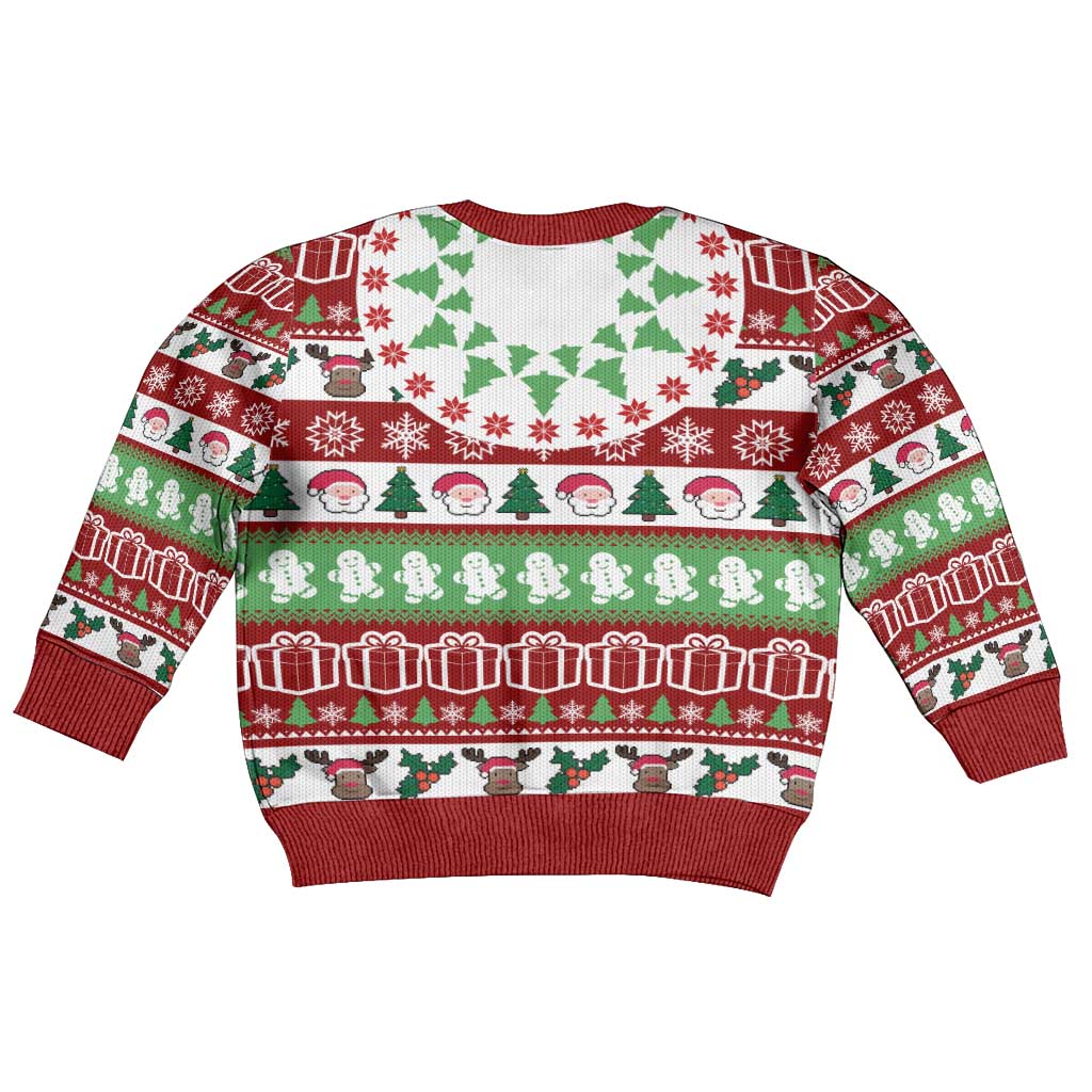Snowman Tree Christmas Kid Ugly Christmas Sweater Xmas Holiday Patterns - Wonder Print Shop