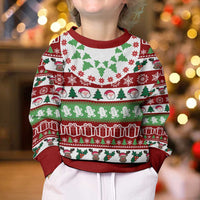 Snowman Tree Christmas Kid Ugly Christmas Sweater Xmas Holiday Patterns - Wonder Print Shop