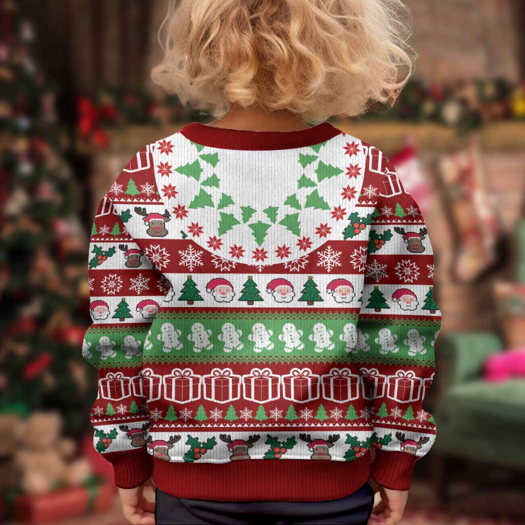 Snowman Tree Christmas Kid Ugly Christmas Sweater Xmas Holiday Patterns - Wonder Print Shop