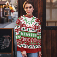 Snowman Tree Christmas Ugly Christmas Sweater Xmas Holiday Patterns - Wonder Print Shop