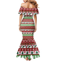 Snowman Tree Christmas Mermaid Dress Xmas Holiday Patterns - Wonder Print Shop