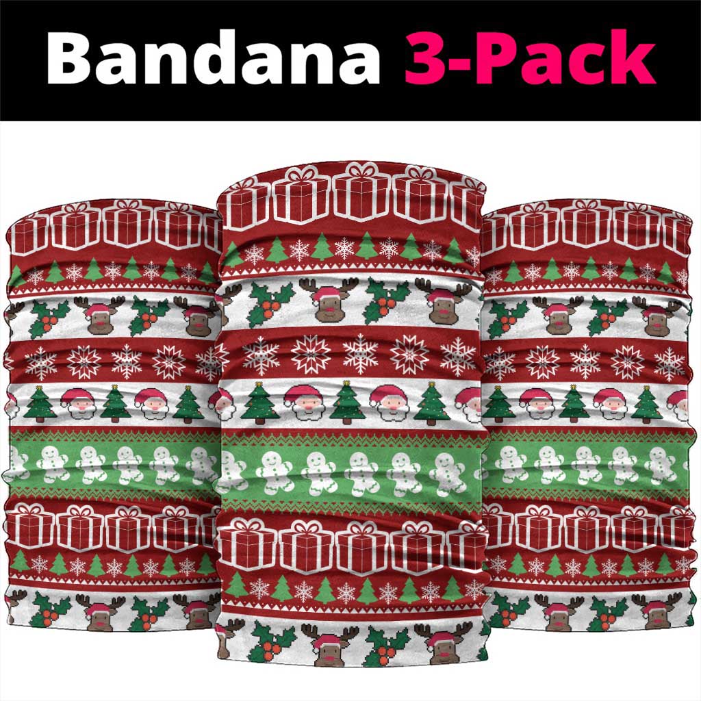 Snowman Tree Christmas Neck Gaiter Xmas Holiday Patterns - Wonder Print Shop