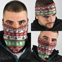 Snowman Tree Christmas Neck Gaiter Xmas Holiday Patterns - Wonder Print Shop