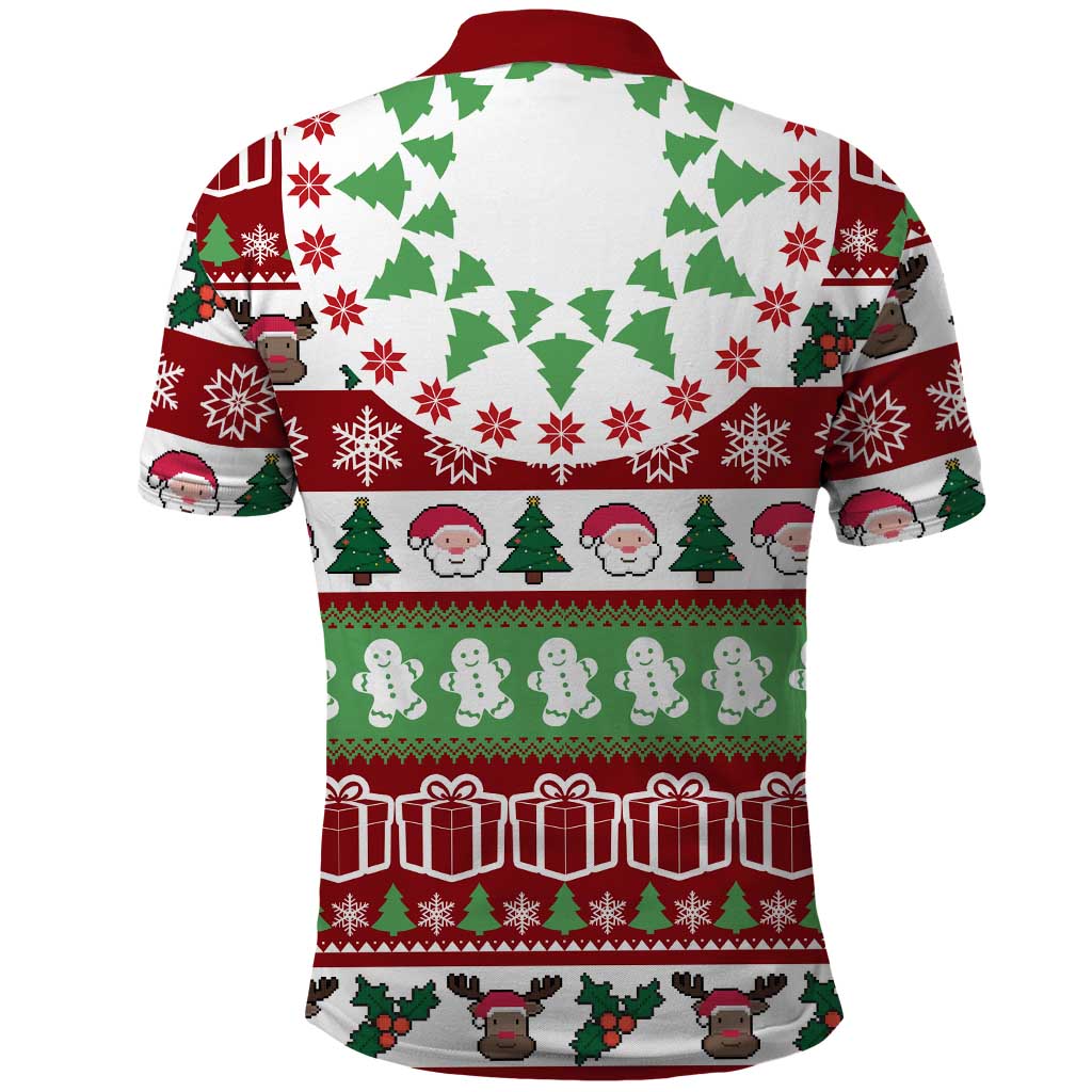Snowman Tree Christmas Polo Shirt Xmas Holiday Patterns - Wonder Print Shop