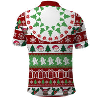 Snowman Tree Christmas Polo Shirt Xmas Holiday Patterns - Wonder Print Shop