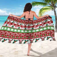 Snowman Tree Christmas Sarong Xmas Holiday Patterns - Wonder Print Shop