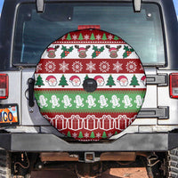Snowman Tree Christmas Spare Tire Cover Xmas Holiday Patterns - Wonder Print Shop