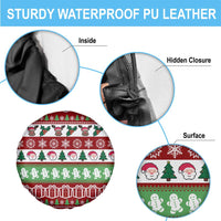 Snowman Tree Christmas Spare Tire Cover Xmas Holiday Patterns - Wonder Print Shop