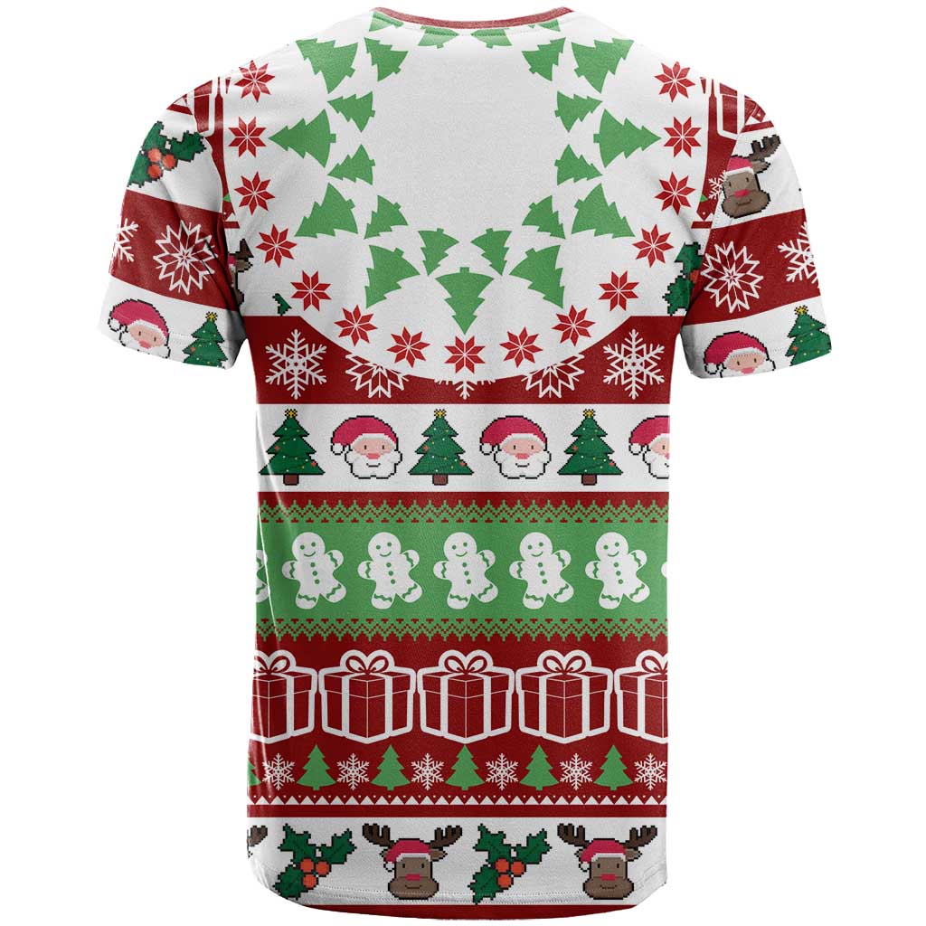 Snowman Tree Christmas T Shirt Xmas Holiday Patterns - Wonder Print Shop