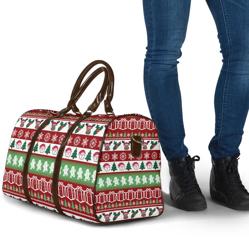 Snowman Tree Christmas Travel Bag Xmas Holiday Patterns - Wonder Print Shop