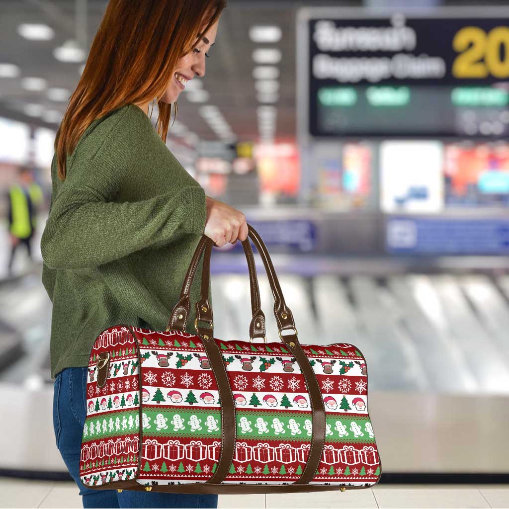 Snowman Tree Christmas Travel Bag Xmas Holiday Patterns - Wonder Print Shop