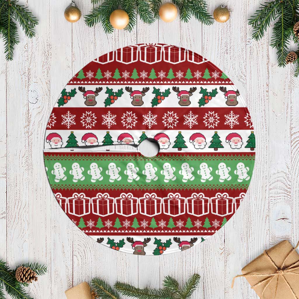 Snowman Tree Christmas Tree Skirt Xmas Holiday Patterns - Wonder Print Shop