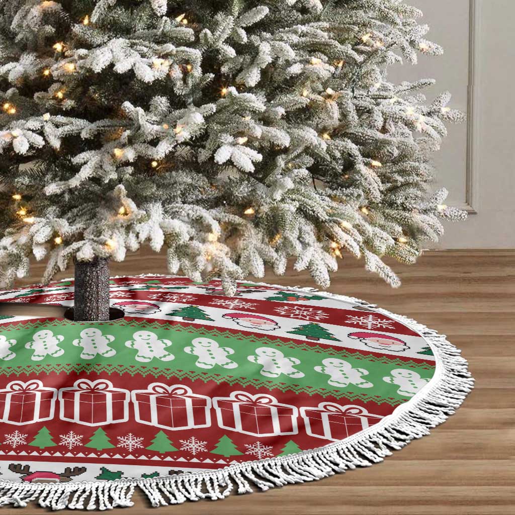 Snowman Tree Christmas Tree Skirt Xmas Holiday Patterns - Wonder Print Shop