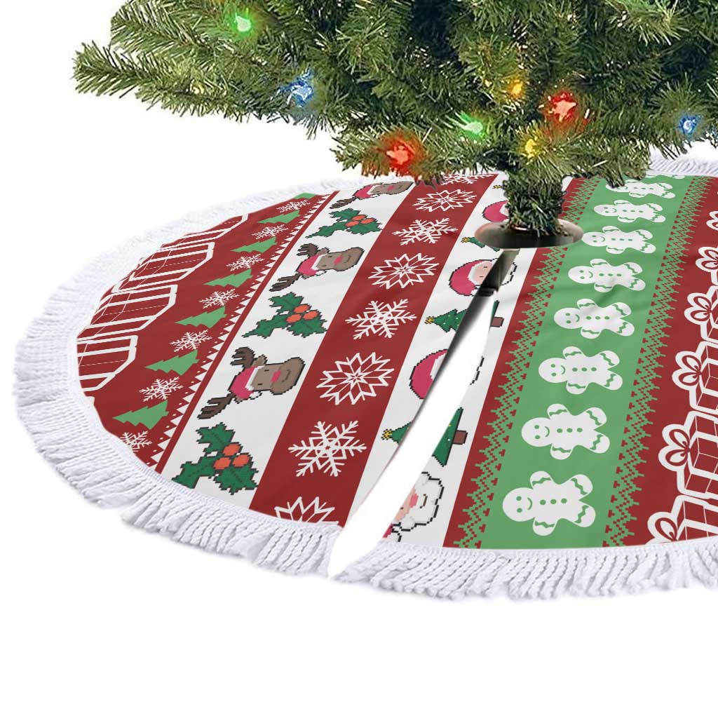 Snowman Tree Christmas Tree Skirt Xmas Holiday Patterns - Wonder Print Shop