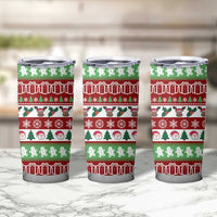 Snowman Tree Christmas Tumbler Cup Xmas Holiday Patterns - Wonder Print Shop