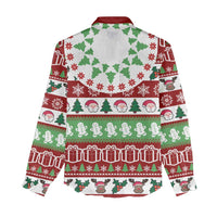 Snowman Tree Christmas Women Casual Shirt Xmas Holiday Patterns - Wonder Print Shop