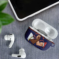 Santa And Jesus Christmas Christmas AirPods Case Xmas Holiday Patterns - Wonder Print Shop