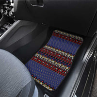 Santa And Jesus Christmas Christmas Car Mats Xmas Holiday Patterns - Wonder Print Shop