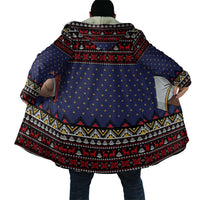 Santa And Jesus Christmas Christmas Cloak Xmas Holiday Patterns - Wonder Print Shop