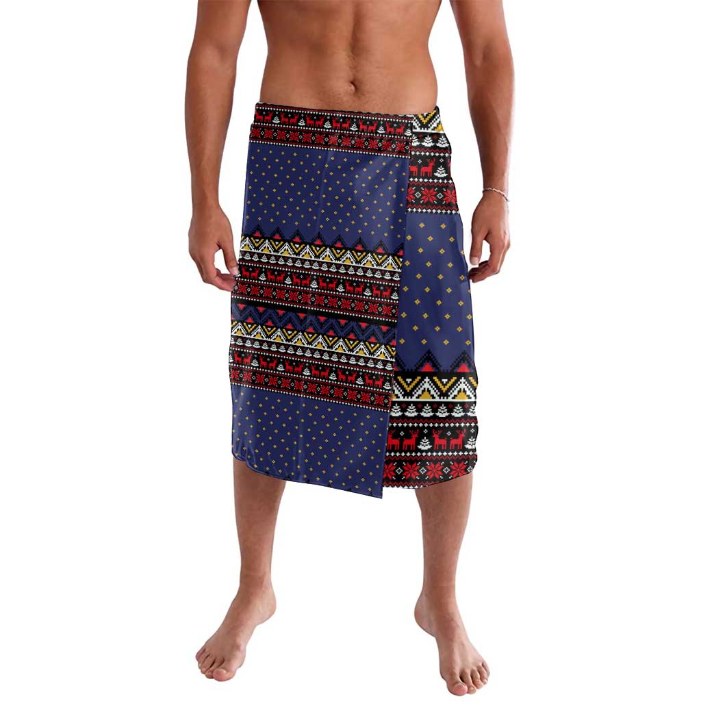 Santa And Jesus Christmas Christmas Lavalava Xmas Holiday Patterns - Wonder Print Shop
