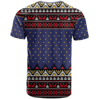 Santa And Jesus Christmas Christmas T Shirt Xmas Holiday Patterns - Wonder Print Shop
