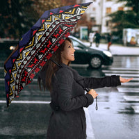 Santa And Jesus Christmas Christmas Umbrella Xmas Holiday Patterns - Wonder Print Shop