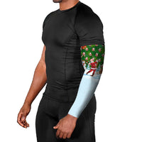 Funny Christmas Golf Shirt Mens Golf Arm Sleeves Santa Golfer Christmas - Wonder Print Shop
