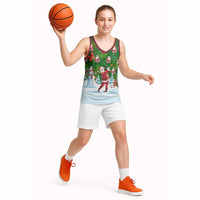 Funny Christmas Golf Shirt Mens Golf Basketball Jersey Santa Golfer Christmas - Wonder Print Shop