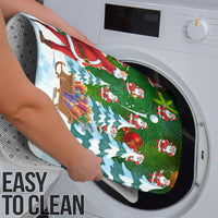 Funny Christmas Golf Shirt Mens Golf Bathroom Set Santa Golfer Christmas - Wonder Print Shop