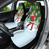 Funny Christmas Golf Shirt Mens Golf Car Seat Cover Santa Golfer Christmas - Wonder Print Shop