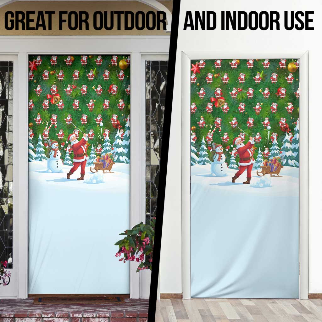 Funny Christmas Golf Shirt Mens Golf Door Cover Santa Golfer Christmas - Wonder Print Shop