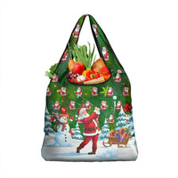 Funny Christmas Golf Shirt Mens Golf Grocery Bag Santa Golfer Christmas - Wonder Print Shop