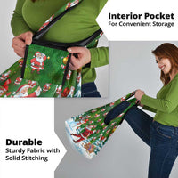 Funny Christmas Golf Shirt Mens Golf Grocery Bag Santa Golfer Christmas - Wonder Print Shop